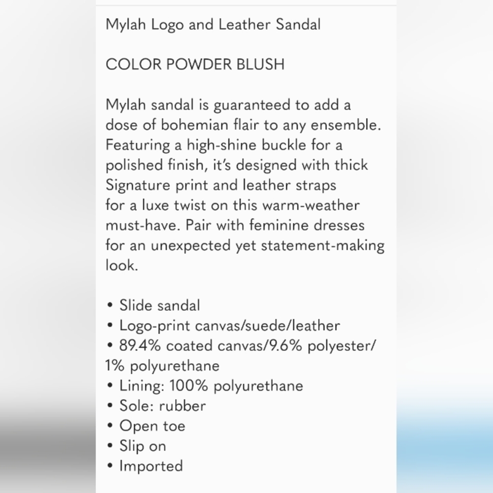 Michael Kors Blush Pink Mylah MK Signature Print Slide Sandals NEW SZ 6.5 - Picture 2 of 14